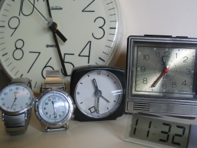 Many timepieces